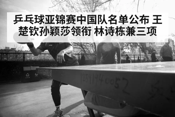 乒乓球亚锦赛中国队名单公布 王楚钦孙颖莎领衔 林诗栋兼三项 | bandaotiyu